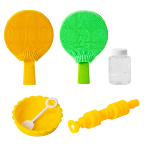 
2026 new children's bubble machine table tennis racket can play table tennis without breaking the non-toxic bubble stick gun toy
