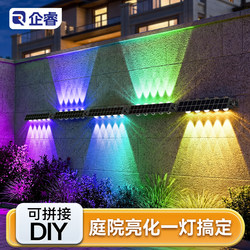 Solar Wall Washer Light, Outdoor Light, Courtyard Balcony Atmosphere Light, Garden Waterproof Lighting, Simple Step Light, Spotlight