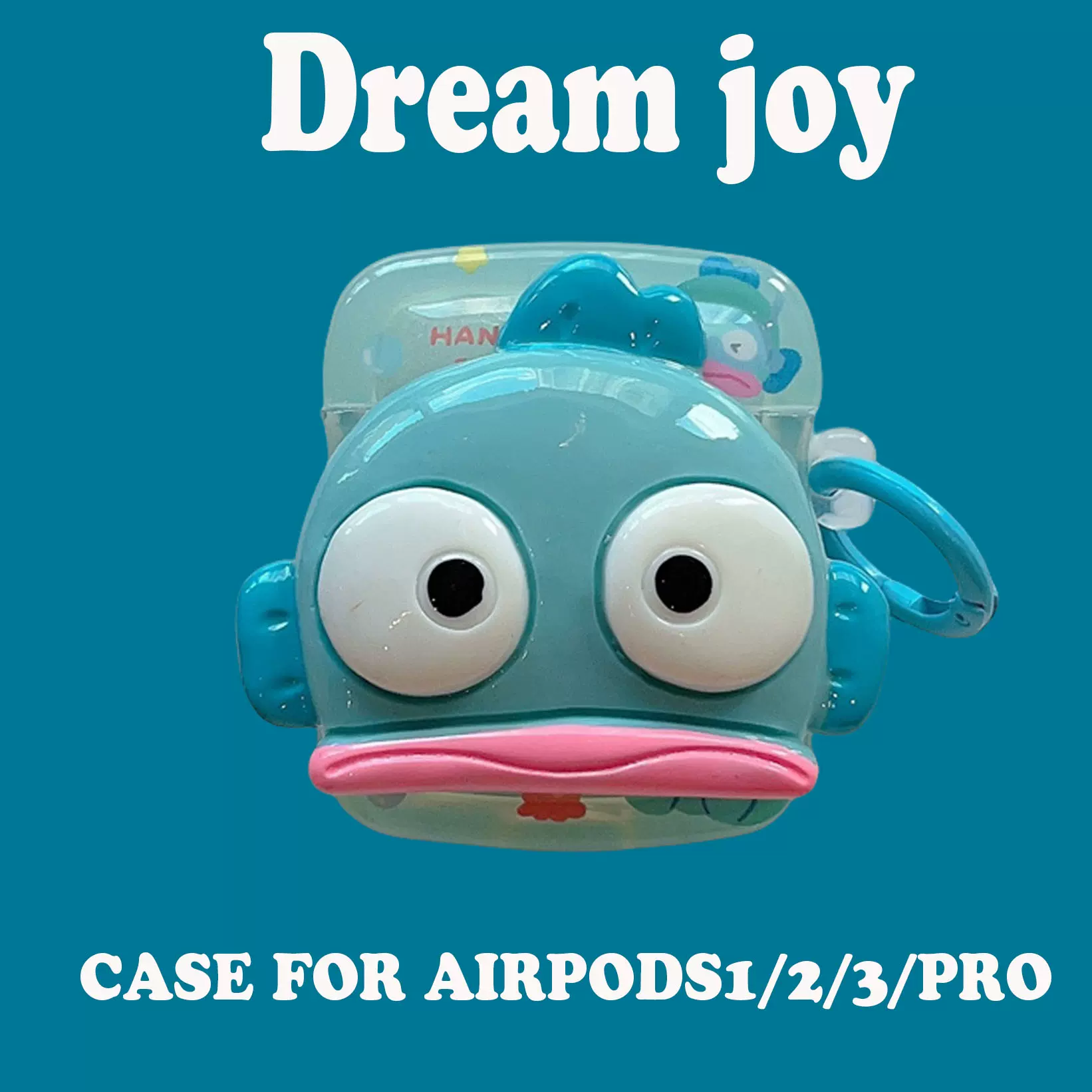 创意恶搞小丑鱼适用于AirPods保护套AirPodsPro3代苹果airpods2代无线蓝牙耳机套保护壳硅胶软壳防摔卡通男女-Taobao