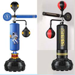 Boxing Punching Bag, Freestanding Adult Dodge and Reaction Sandbag, Home-Use Rotating Target, Children's Taekwondo Speed Ball