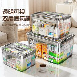 Medicine Box, Medicine Storage Box, Household Medicine Box, Storage Box, Large Capacity, Convenient First Aid Small Medicine Box