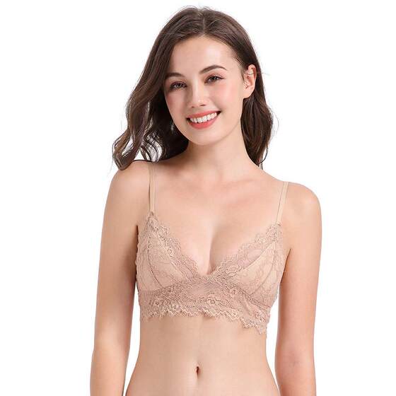 
New direct selling European and American ebay AliExpress new product lace sexy no wire bra summer thin girl