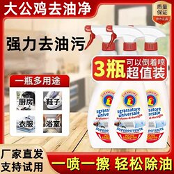 Big Rooster Oil Stain Remover Kitchen Range Hood Powerful Cleaner Heavy Oil Cleaning Agent Foam Type Descaling Magic Tool