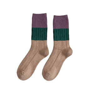 Socks, children's socks, ins, trendy women's long stockings, autumn and winter, Korean and Japanese pure cotton, thick and warm stacking socks