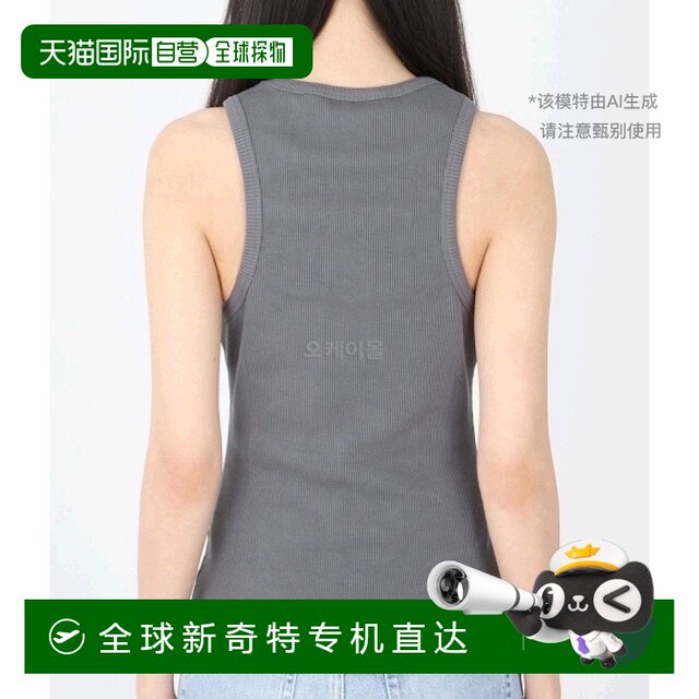 Korea Direct Mail Ganni Pattern Robe Sun Vest Women's sleeveless upper T3782 490
