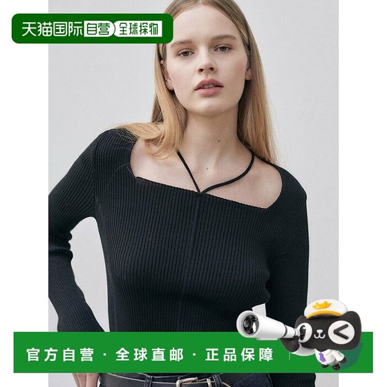 
Korean direct mail LOEUVRE taxi luggage related accessories V-Strap Knit Pullover SK3SP1