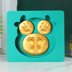 Baby Hand and Foot Print Clay, Hair Keepsake, Photo Frame, Newborn Baby Hand and Foot Mold, Full Moon and Hundred Days Gift