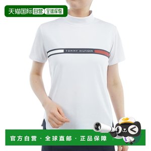
Japan direct mail TOMMY HILFIGER GOLF women's half-sleeved high collar golf line shirt [THLA
