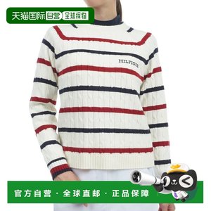 
Japan direct mail TOMMY HILFIGER GOLF women's long-sleeved cable crew neck sweater sweater