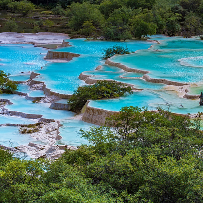 2-8人小团纯玩旅拍成都到九寨沟黄龙毕棚沟达古冰川四姑娘山4日游