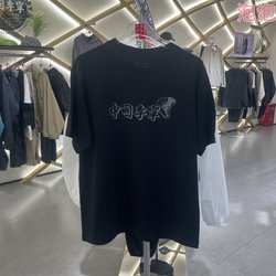 China Li Ning 2025 Summer Comfortable and Trendyy Loose Short-Sleeved T-Shirt Cultural Shirt for Men and Women Ahsv119-399