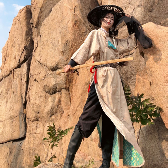 
Original Hanfu authentic Chinese style restored Tang round collar martial arts style men's and women's 2026 summer new style ancient style cool feeling