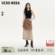 Vero Moda Outlet denim skirt summer new A-version breasted wash retro stylish long skirt trendy