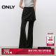 ONLY Outlet 2025 summer new model fake two-piece spliced ​​elastic skirt pants slim trousers bell-bottom pants casual pants women