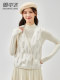 Snow Flying Thin Down Vest Clip for Women 2024 New Autumn and Winter Interior V-neck Short Vest Fashion Jacket