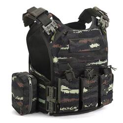 Outdoor Breathable Quick-Release Tactical Vest Protective Training Cs Vest Multifunctional Load-Bearing Carrying Equipment Vest All-In-One