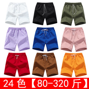 2025 beach pants men's quick-drying can be put into the water loose five-point shorts large size swimming trunks beach vacation big pants