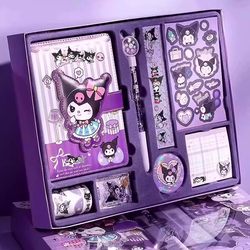 Cute Student Notebook Study Stationery Set for Children, Elementary School Girls, Notebook Gift Box, Birthday Gift, High-Value Notebook, Notebook for Girls, Stickers, Gift Set