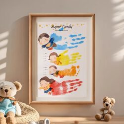 [Xiaohongshu Recommendation] Hand and Footprints of a Family of Four