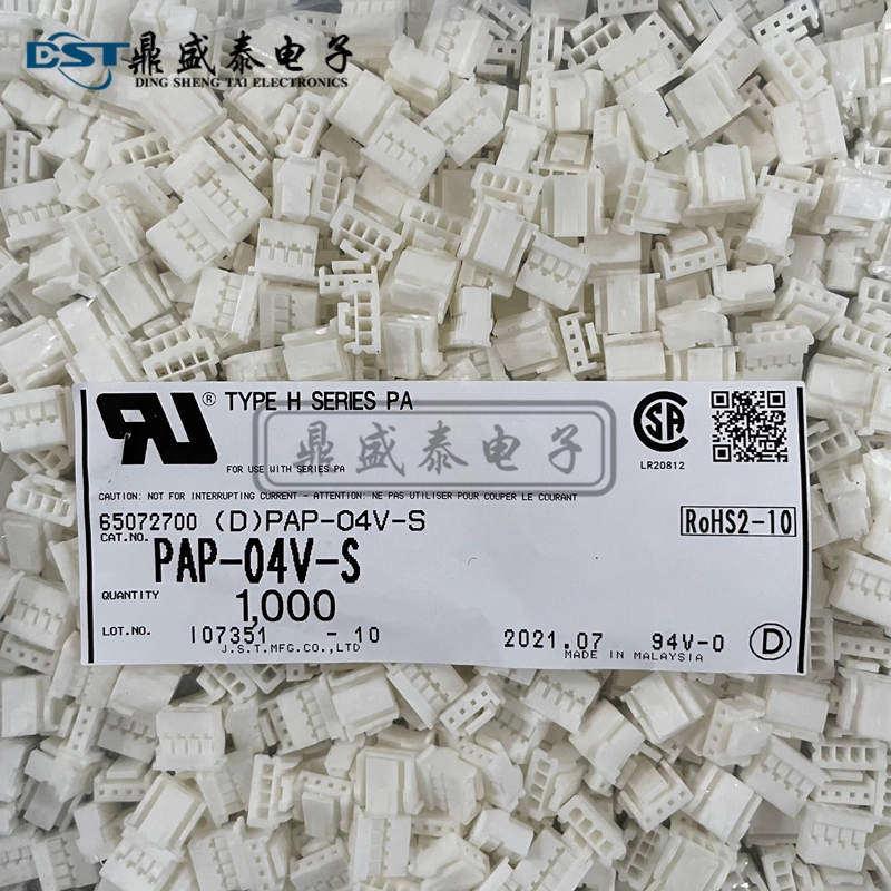 Đầu nối JST PAP-04V-S vỏ nhựa 4P 2.0MM cao độ nguyên bản một giá khởi điểm