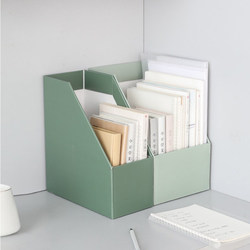 Scandinavian Style Marble Desktop Paper Storage Box Dormitory Organization Box Student Desk ins File Frame Book Stand