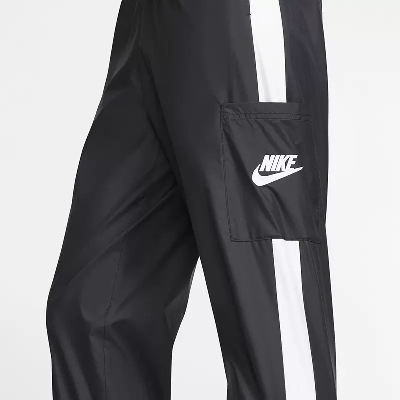 耐克(NIKE)女子梭织长裤SPORTSWEAR CJ7347-010 L视频介绍_耐克(NIKE