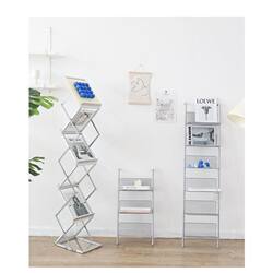 Magazine Rack Studio Photography Display Stand Magazine Storage Floor-Standing Bookshelf Same Style as Instagram and Xiaohongshu