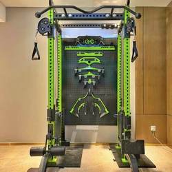 Jiabawei Little Flying Bird Comprehensive Training Rack Multifunctional Ultra-Narrow Squat Rack Commercial Rep Home Bench Press Rack