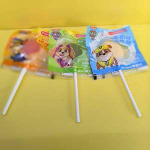 New Date Yizhi Paw Team VC Milk Flavor Mixed Lollipop Kindergarten gives children casual snacks