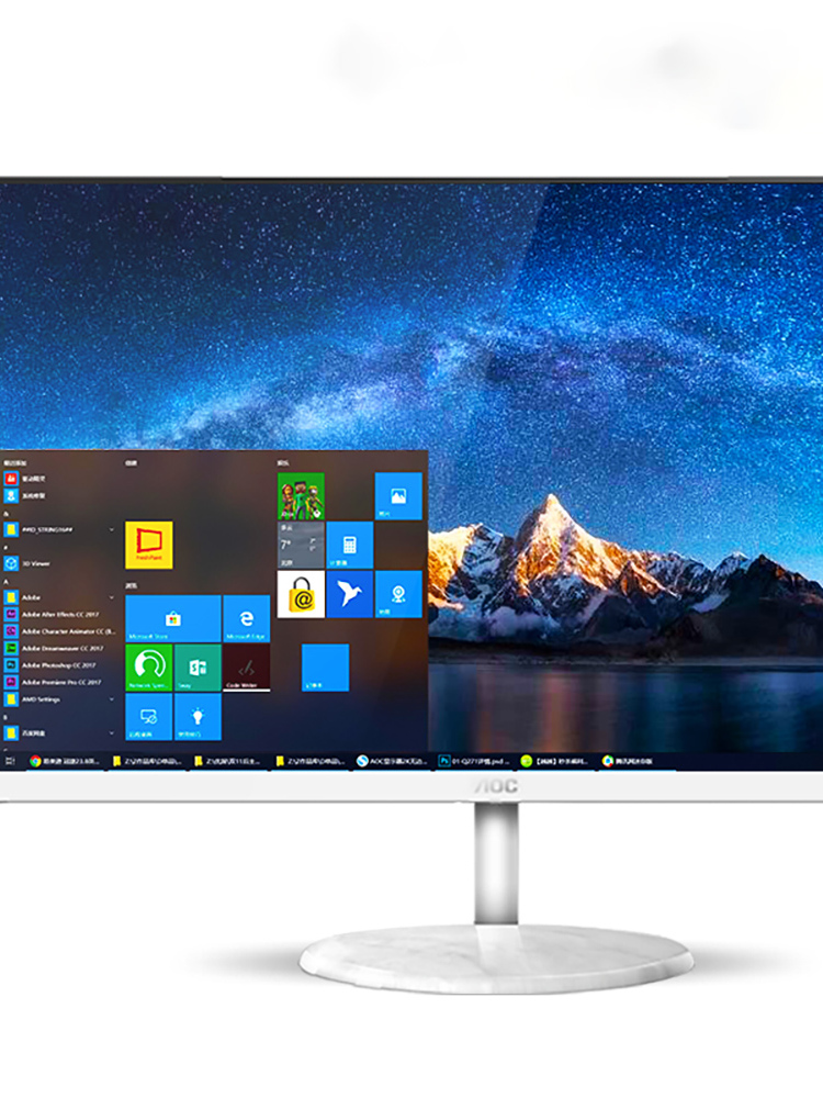 AOC 无边框苹果台式电脑曲屏详情图片3