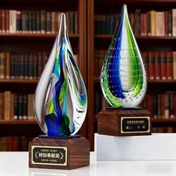 Customized Creative Crystal Trophy for Outstanding Employees, Corporate Annual Meeting Awards, Basketball Sports Competition Championship Medal