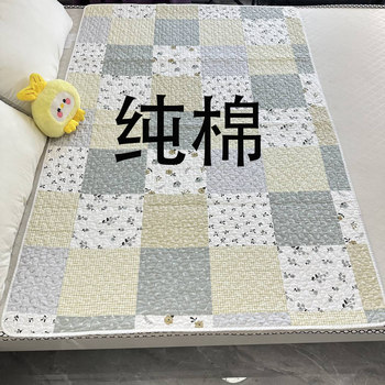 
Large size double-sided cotton machine washable dirt-proof and sweat-proof blanket quilted bed cover bed mattress multi-purpose breathable