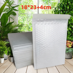 Pearlescent Film Bubble Bag Envelope Bag Thickened Foam Shockproof Bubble Bag Clothing Packaging Bag Wholesale 18*23+4cm