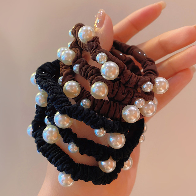 Pearl headband hair band hair band hair band hair women adult rubber band women 2025 new hair band headwear