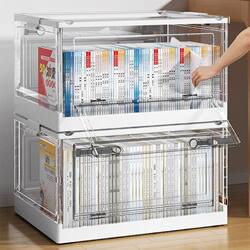 Transparent Book Storage Box, Foldable Book Box, Student Book Storage Box, Dormitory Quilt, Clothes, Extra Large Storage Box