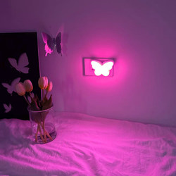 The More You Love, the More You Want to Be Loved ~ Ambient Light for Bedroom, Mood-Enhancing Bedside Lamp for Couples, Romantic Sleep Light, Energy-Saving Light-Controlled Night Light