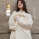 LILY New Winter Women's Clothing 100% Wool Loose Commuting High-end Double-Side Wool Coat Wool Coat