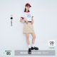 Lily Olachi new women's fashion commute solid color and thin A -line skirt short skirt
