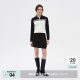 Lily Olachi New Women's Fashion Top Follow Skinity High -waist A -shaped Hede Skirt