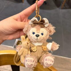 2026 New Model Shirley Mei Bag Pendant Doll Plush Toy for Girls, Exquisite and High-End Accessory, Bear Keychain