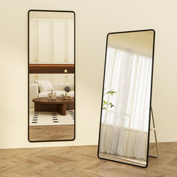 Full-Length Mirror, Dressing Mirror, Floor-Standing Mirror, Home Wall-Mounted Mirror, Trendy Girls' Bedroom Dormitory Simple Wall-Mounted Fitting Mirror