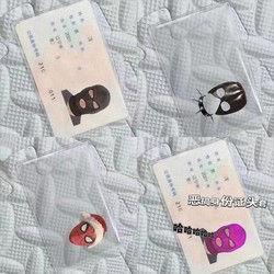 Spoof Hood Protection Cover Transparent Anti-magnetic Avatar Spoof Card Holder