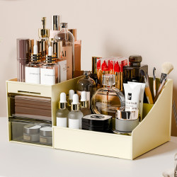 Desktop Cosmetics Storage Box 2026 New Model Drawer-Type Large-Capacity Dressing Table Skin Care Product Makeup Brush Storage Rack