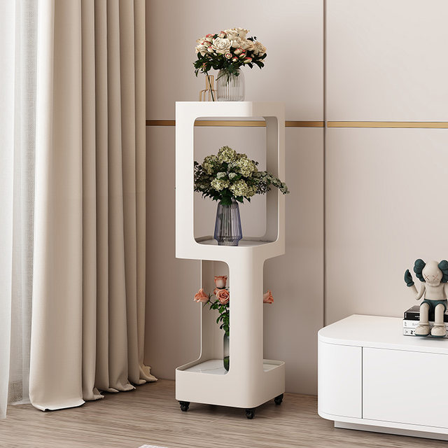 2024 new flower rack removable cream style floorstanding living room