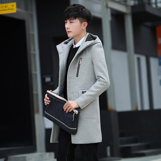 handsome-woolen-plus-velvet-coat-korean-style-slim-hairstylist-men-s