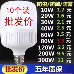 Led Light Bulb, Super Bright, Energy-Saving, Eye-Protecting, White Light, Large Screw Base E27, Screw-Mount Spherical Light Bulb, Household Energy-Saving Lamp, Commercial Use