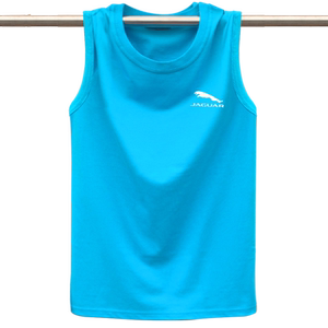 Basketball vest men's pure cotton vest sleeveless sweat-absorbing T-shirt summer large size fitness running hurdle clothes
