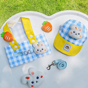 
Original spring and summer cat pet harness traction rope dog cat pet cat clothes dog supplies outing