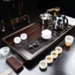 traviet36 Bộ khay trà bằng gỗ nguyên khối gỗ mun Bàn trà tất cả trong một hoàn toàn tự động với bếp từ ấm đun nước Bộ tách trà kung fu để sử dụng tại nhà traviet36 Bàn trà điện