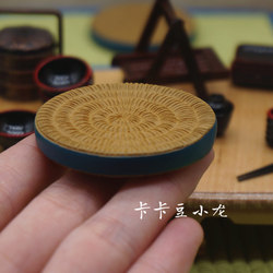 Miniature Scene Decole Groceries Zakka Dollhouse Japanese Style Round Futon Cushion Simulation Photography Props